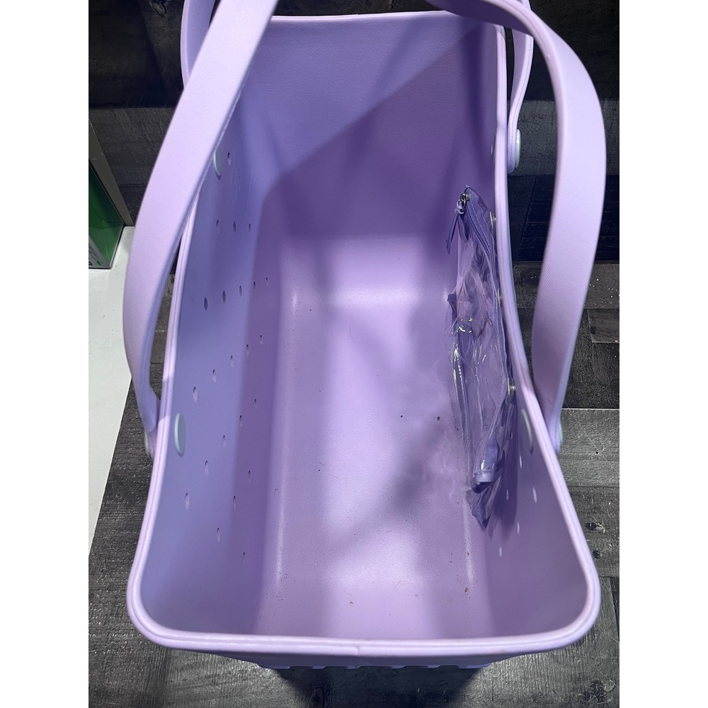 Bogg Bag Baby Bogg Tote Lilac Purple Waterproof Washable Small Beach Bag EX4408 - Picture 3 of 8
